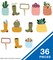 Carson Dellosa Grow Together 36-Piece Garden Decor, Modern Farmhouse Gardening Boots, Signs, Plant Pot, and Flower Cutouts for Bulletin Board, and Spring Decorations